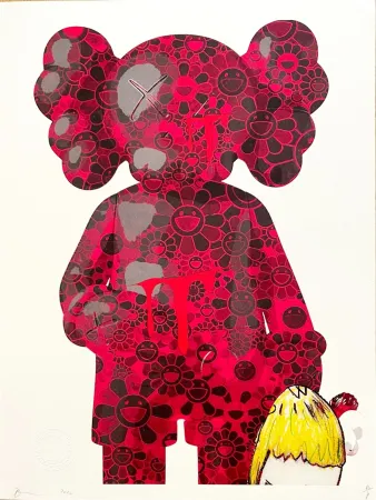 Grafica Numerica Death Nyc - Kaws & Nara