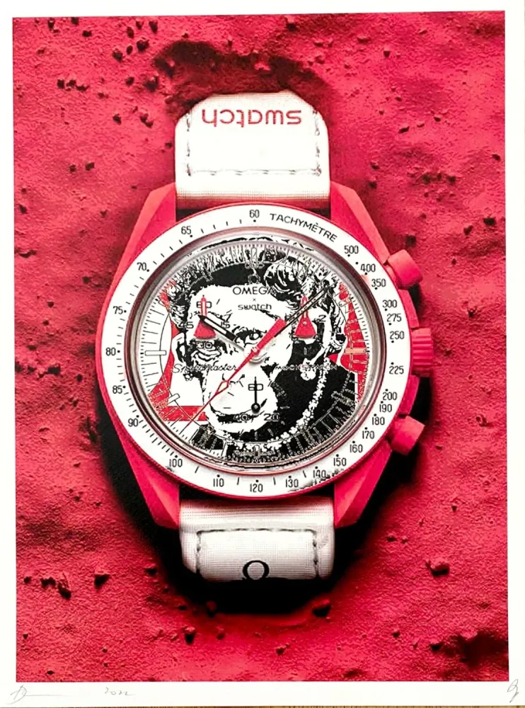 Grafica Numerica Death Nyc - Swatch Red Monkey