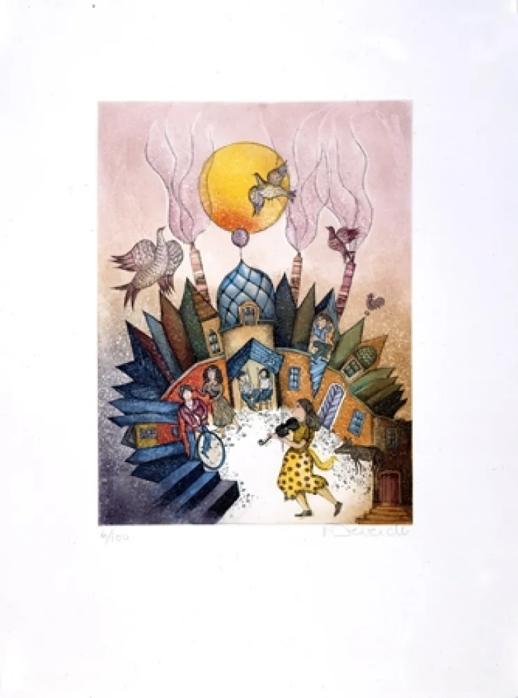 Acquaforte E Acquatinta Deberdt - Fontaines