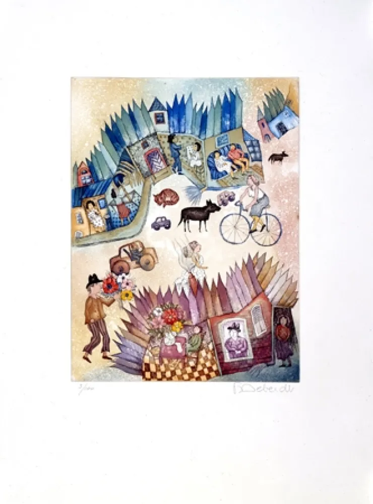 Acquaforte E Acquatinta Deberdt - Les Bruyères