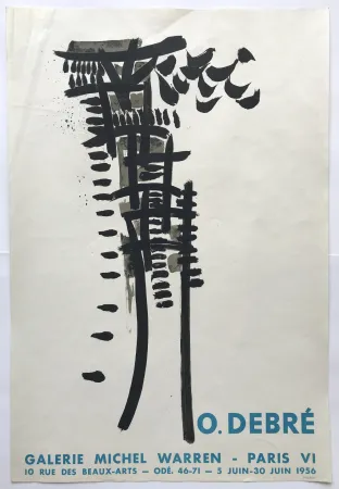 Manifesti Debré -  Galerie Michel Warren