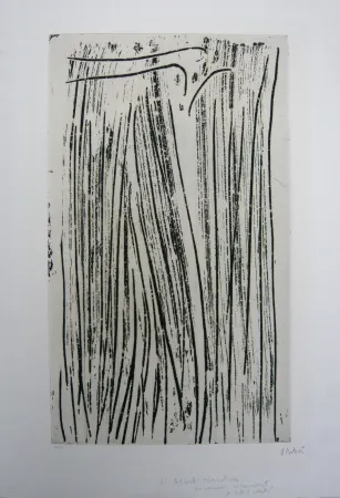 Acquaforte E Acquatinta Debré - Personnage signe