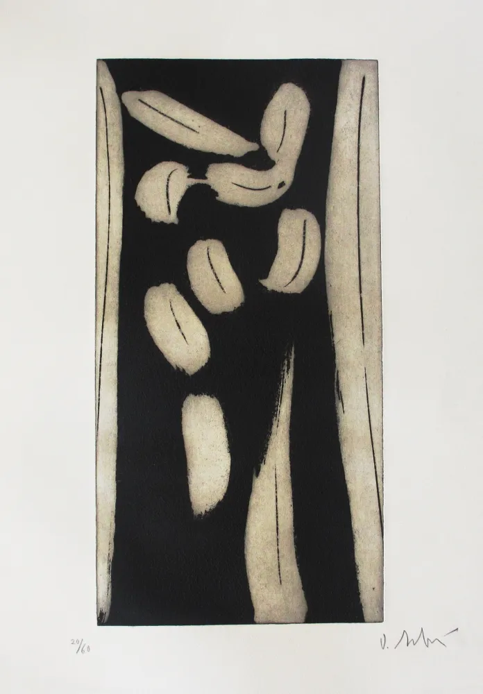 Acquaforte E Acquatinta Debré - Petit signe-Personnage V