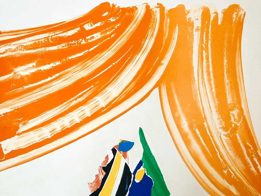 Litografia Debré - Rideau rouge 