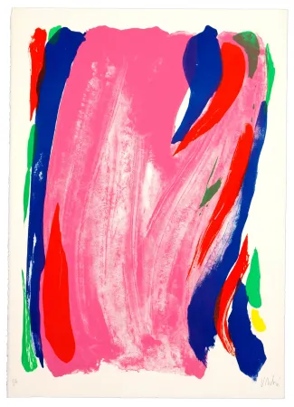 Litografia Debré - Rose du Salon de Mai