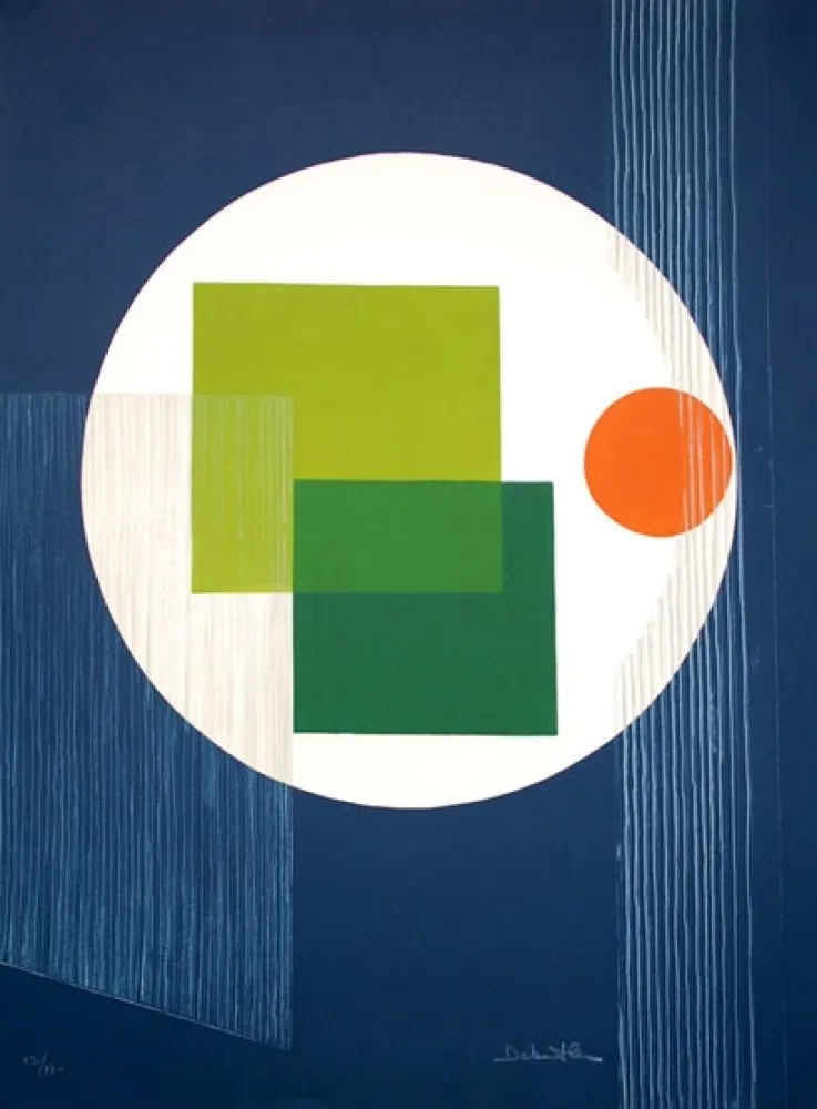 Acquaforte Debutler - Composition Bleu