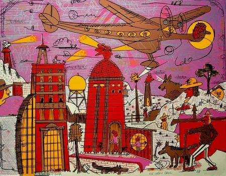 Litografia Deforest - Story of Flight II