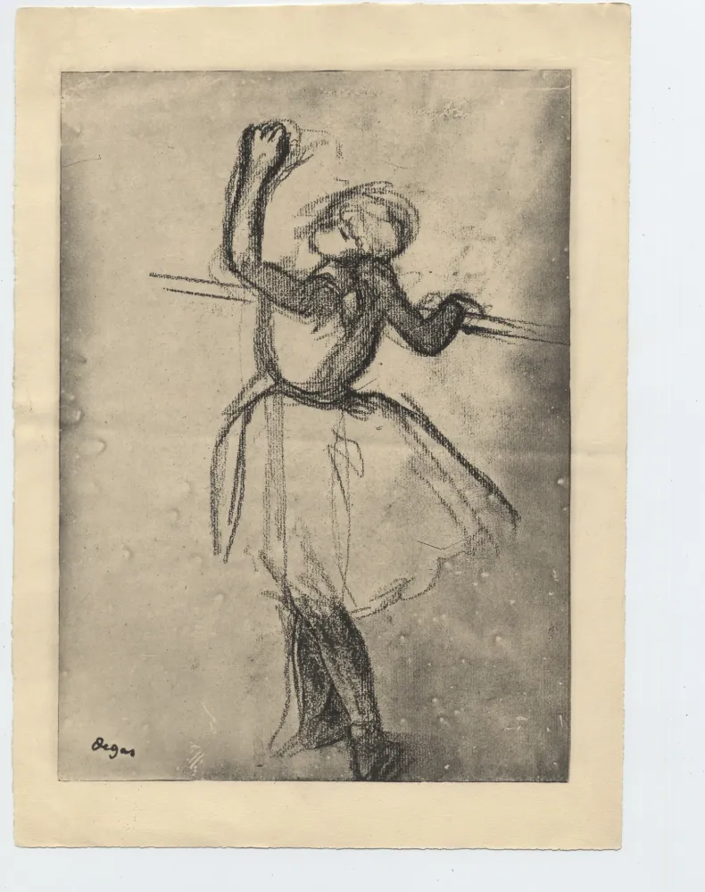 Acquaforte E Acquatinta Degas - Danseuse (étude, vers 1878)