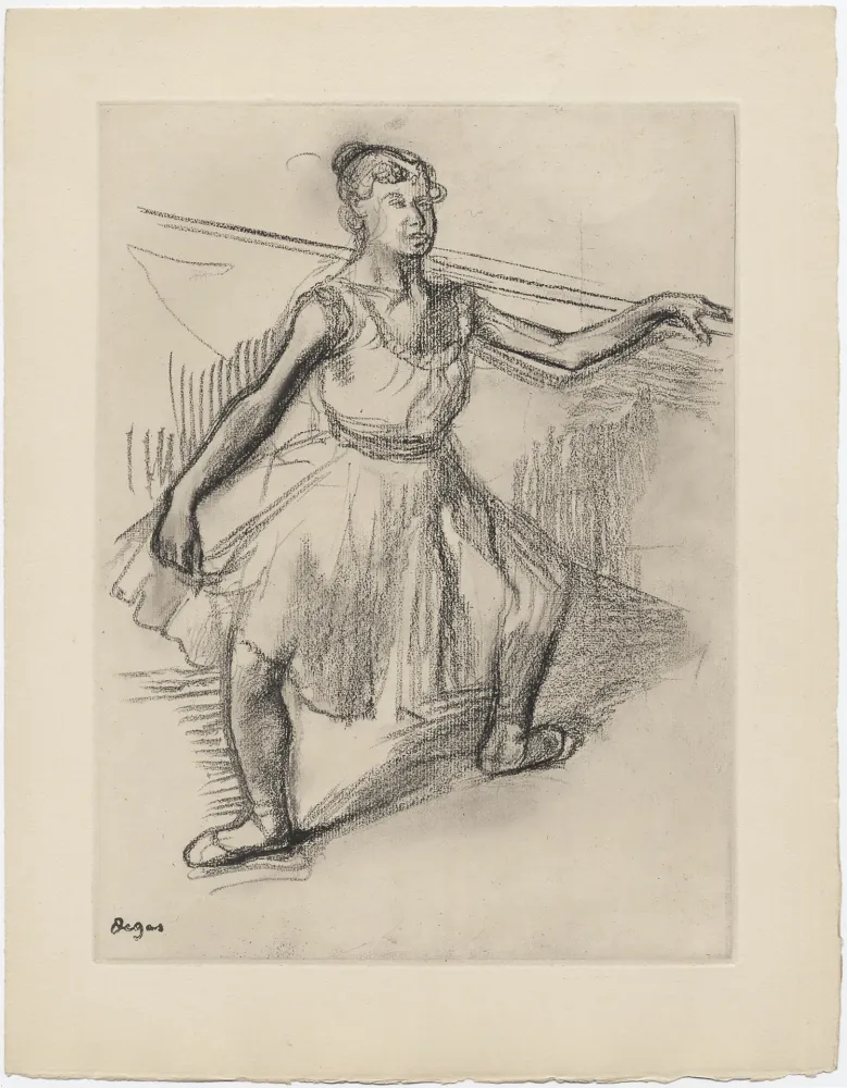 Acquaforte Degas - Danseuse (étude, vers 1878)