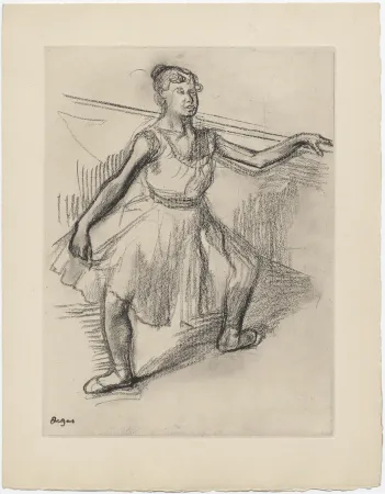 Acquaforte Degas - Danseuse (étude, vers 1878)