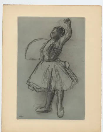 Acquaforte E Acquatinta Degas - Danseuse (étude, vers 1890)