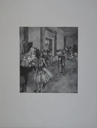 Incisione Su Legno Degas - La classe de Danse