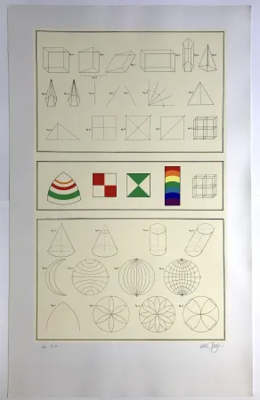 Serigrafia Del Pezzo - Géométrie tridimensionnelle