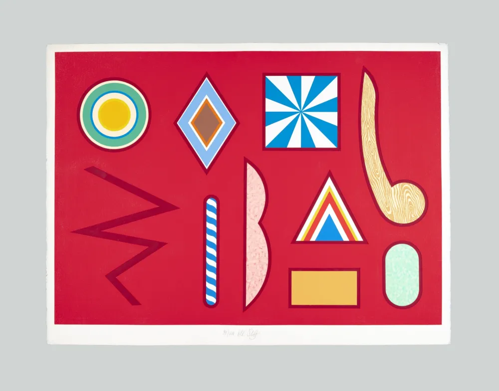 Serigrafia Del Pezzo - Tutto rosso