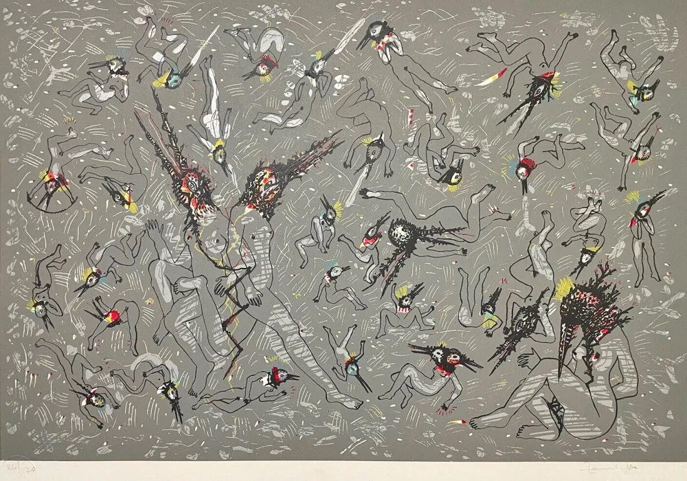 Serigrafia Del Rio - Cuerpos celestial