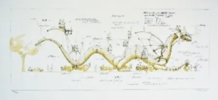 Litografia Delarozière - Le Dragon