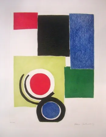 Incisione Delaunay - Circle Composition
