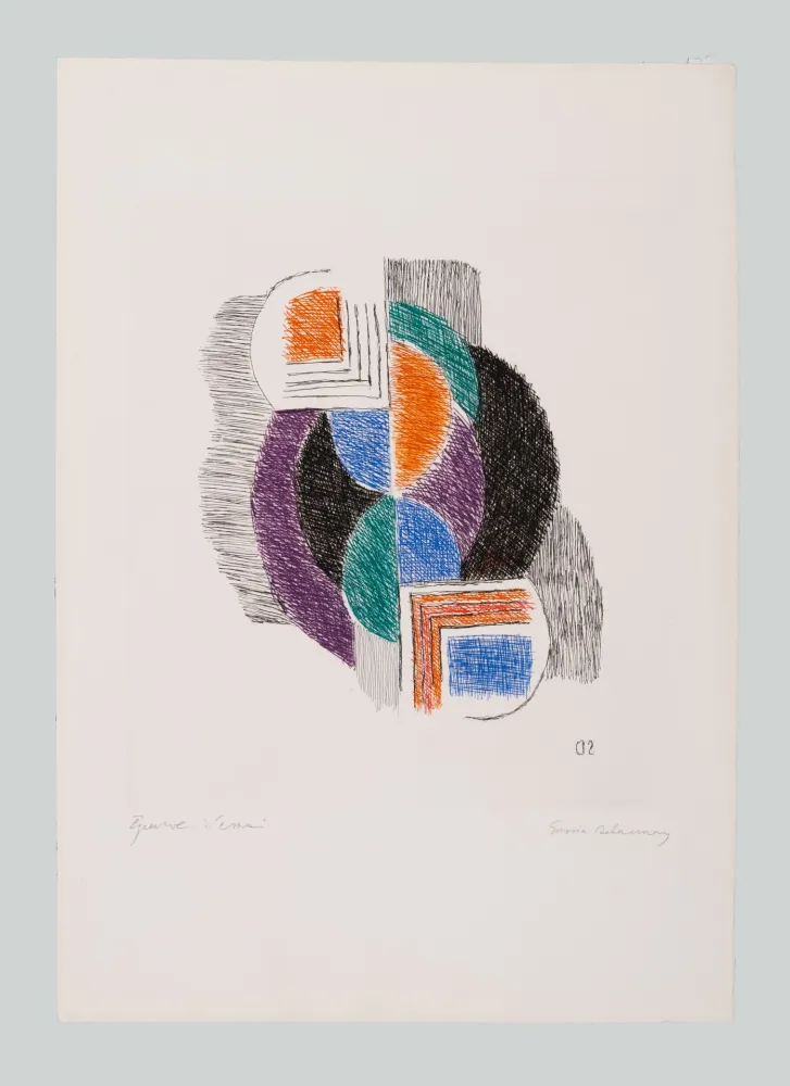 Incisione Delaunay - Composition