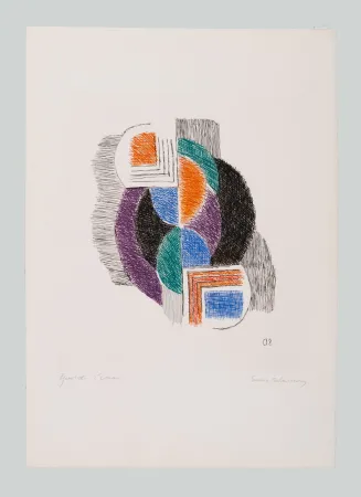 Incisione Delaunay - Composition