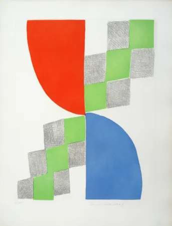 Acquaforte Delaunay - Composition géométrique