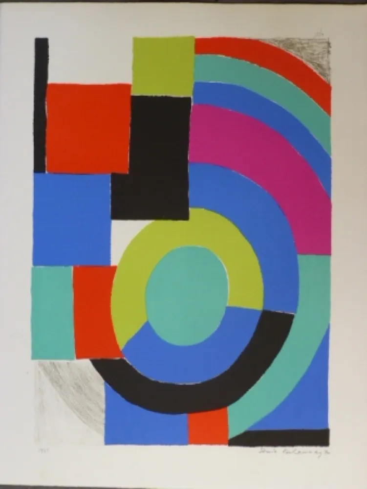 Litografia Delaunay - Composition orphique