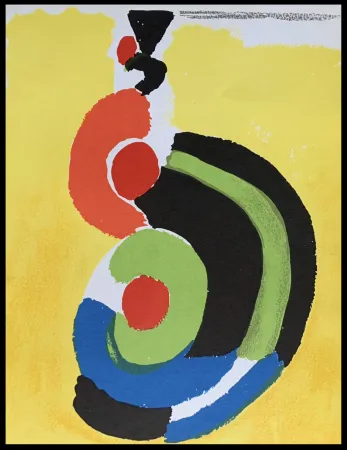 Litografia Delaunay - Danseuse espagnole