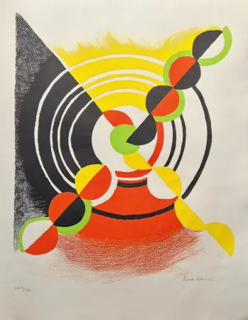 Litografia Delaunay - Diagonal X