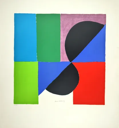 Litografia Delaunay - Nocturne matinale 