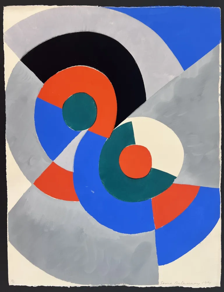 Pochoir Delaunay - Poésie de Mots, Poésie de Couleurs 