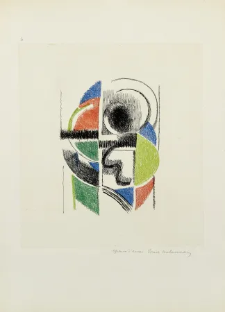 Incisione Delaunay - Rythme coloré