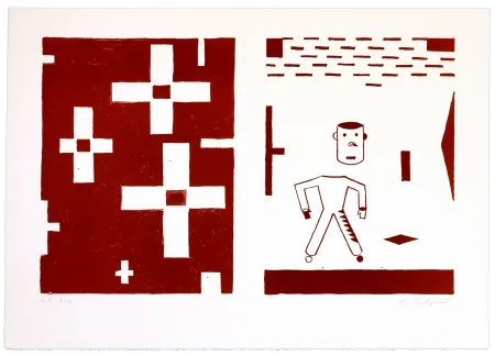 Litografia Delprat - Sans titre