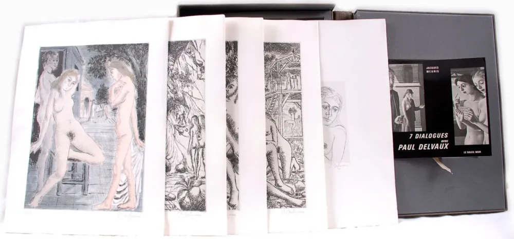 Libro Illustrato Delvaux - 7 dialogues avec Paul Delvaux