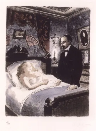 Non Tecnico Delvaux - LE PAYS DES MIROIRS - 16 gravures aquarellées