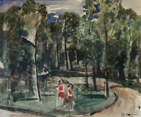 Multiplo Delvaux - Sans Titre (Paysage à Huy)