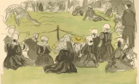 Libro Illustrato Denis - Le crépuscule sur la mer.  Illustrations de Maurice Denis.