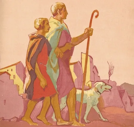 Libro Illustrato Denis - Le Livre de Tobie, Traduit sur la Vulgate.Illustrations de Maurice Denis, Gravées sur bois par Jacques Beltrand