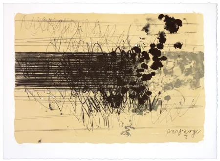 Litografia Denning - Paysage I