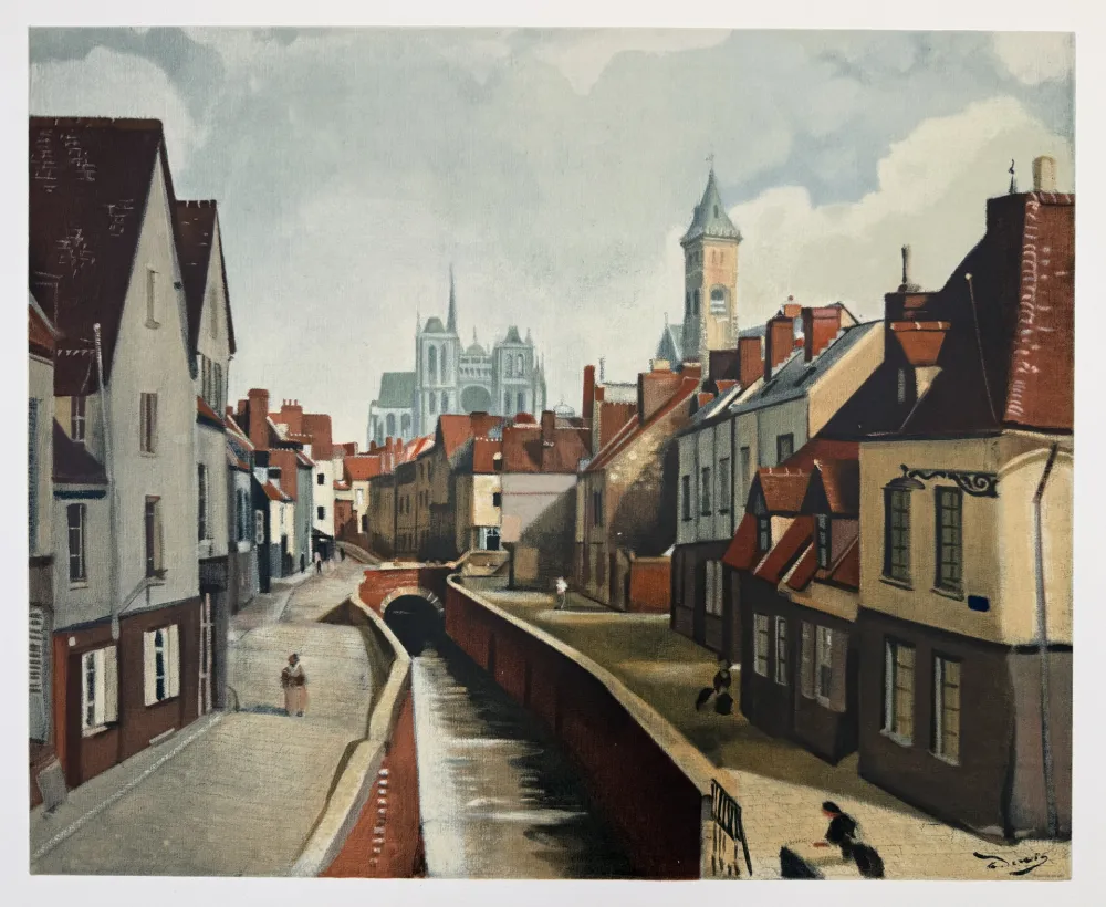 Litografia Derain - Amiens