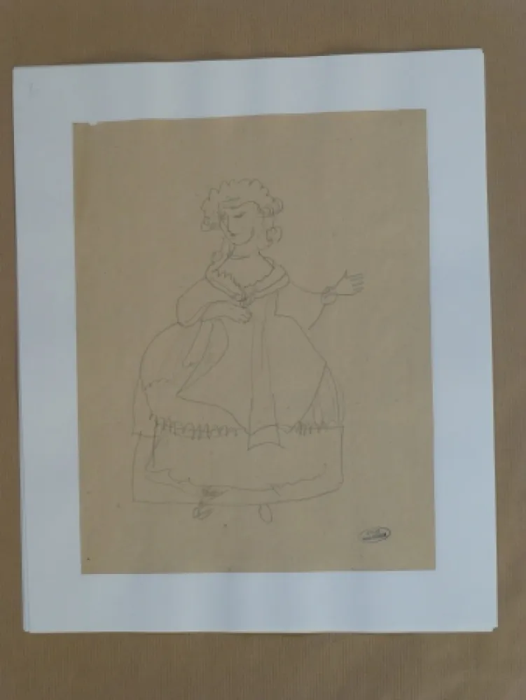 Non Tecnico Derain - Femme à la robe 