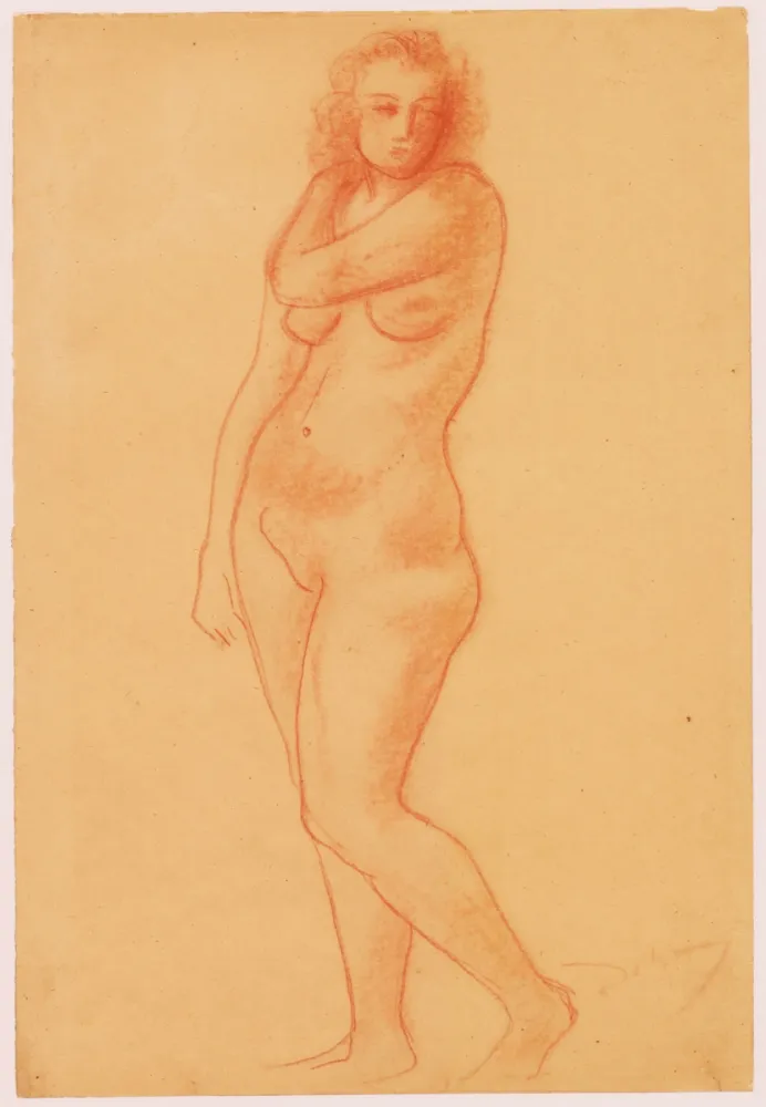 Non Tecnico Derain - Ohne Titel (Nu debout/Femme nue).