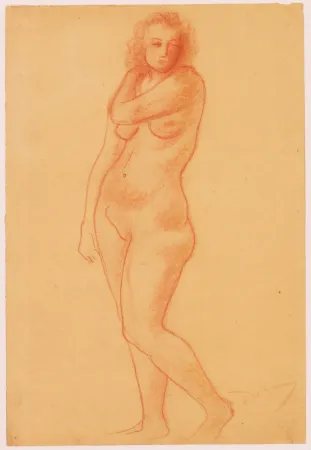 Non Tecnico Derain - Ohne Titel (Nu debout/Femme nue).