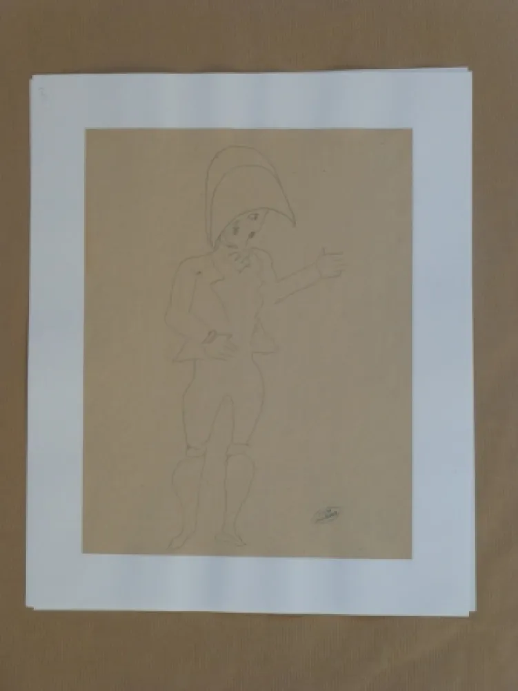 Non Tecnico Derain - Personnage au chapeau 