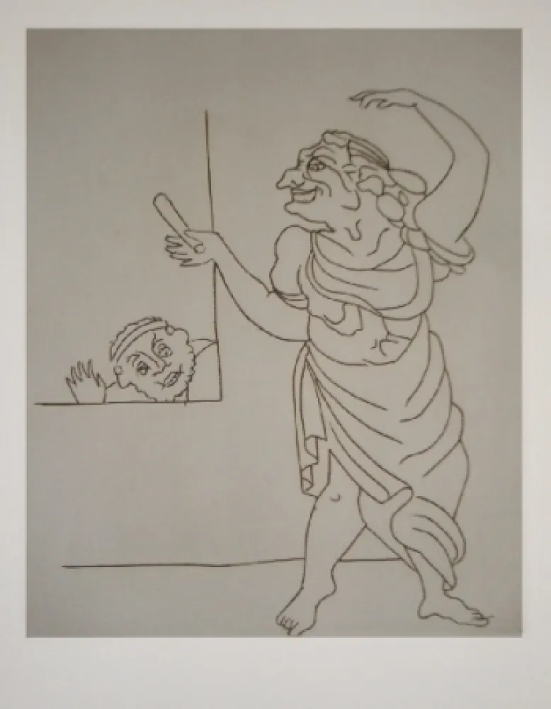 Incisione Derain - Satyricon 18