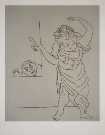 Incisione Derain - Satyricon 18