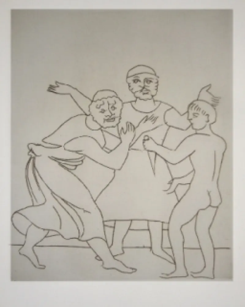 Incisione Derain - Satyricon 19