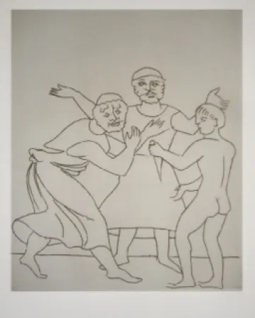 Incisione Derain - Satyricon 19