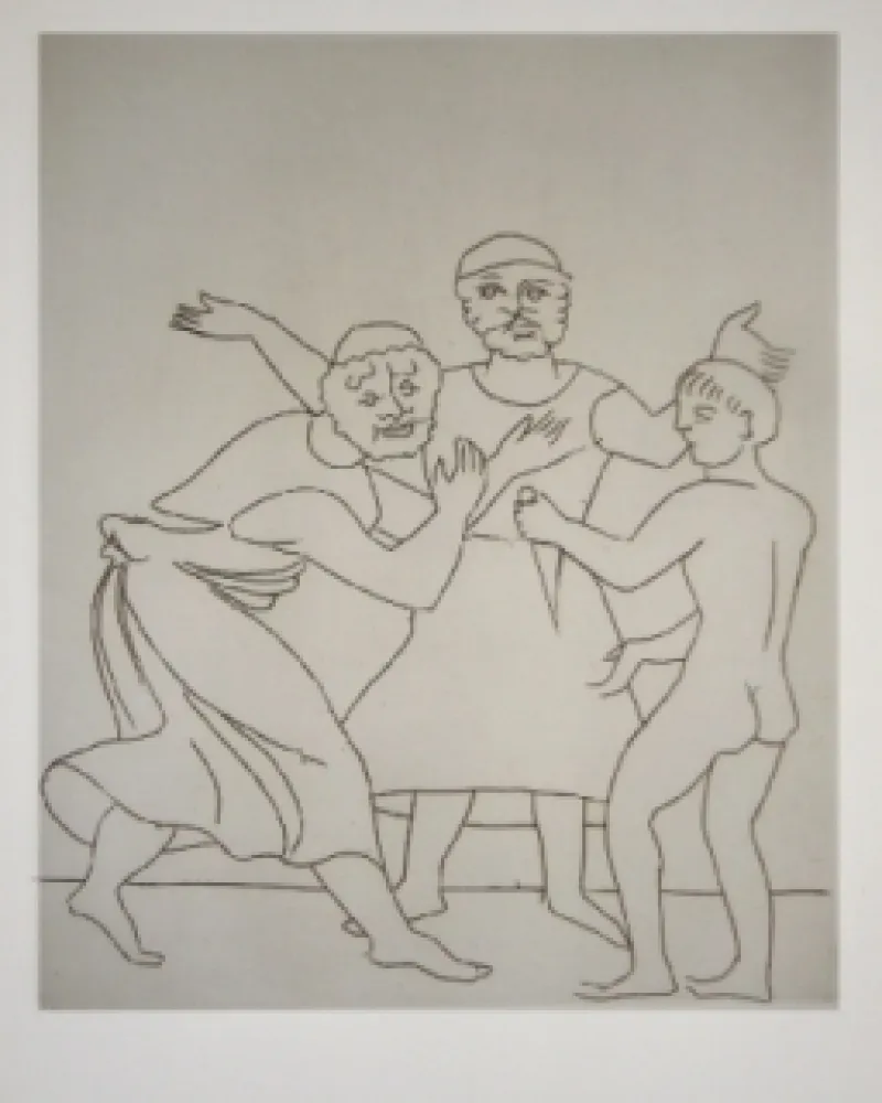 Incisione Derain - Satyricon 19