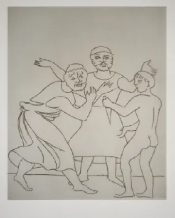 Incisione Derain - Satyricon 19