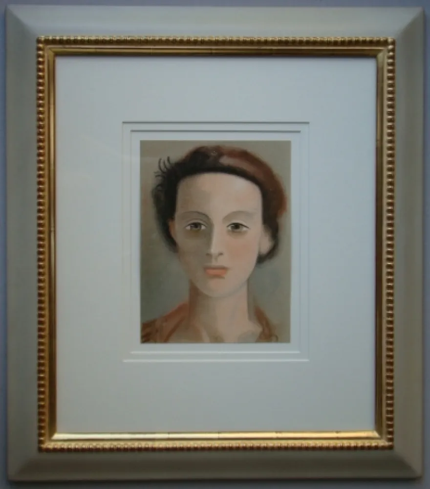 Litografia Derain - Tête de femme