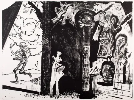 Litografia Deroubaix - The Rat Race